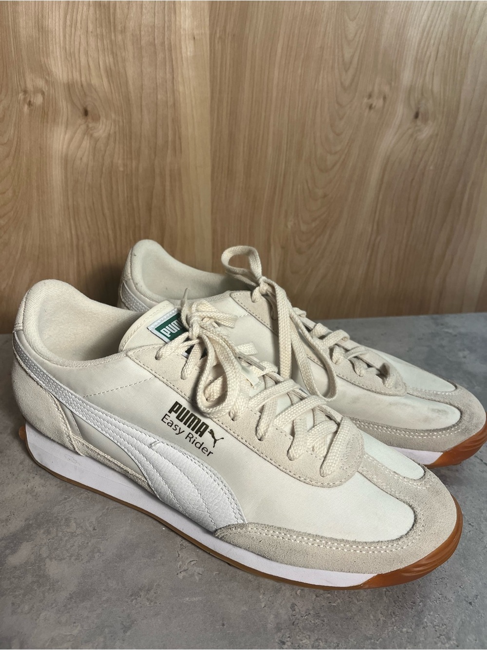Puma Easy Rider Vintage Alpine Snow Gold Sneakers 10